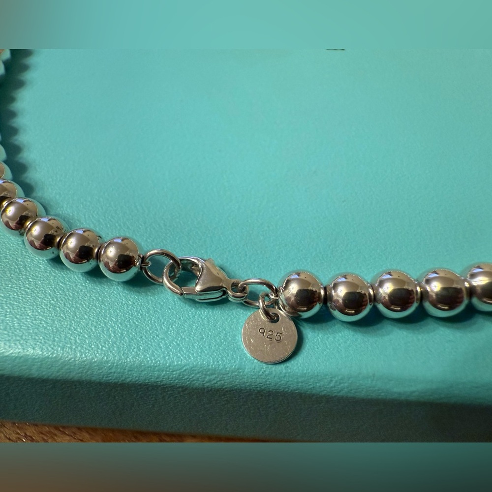 Tiffany&Co. HardWear Graduated Ball Bead Sterling Silver Necklace 16.25” - Picture 7 of 13